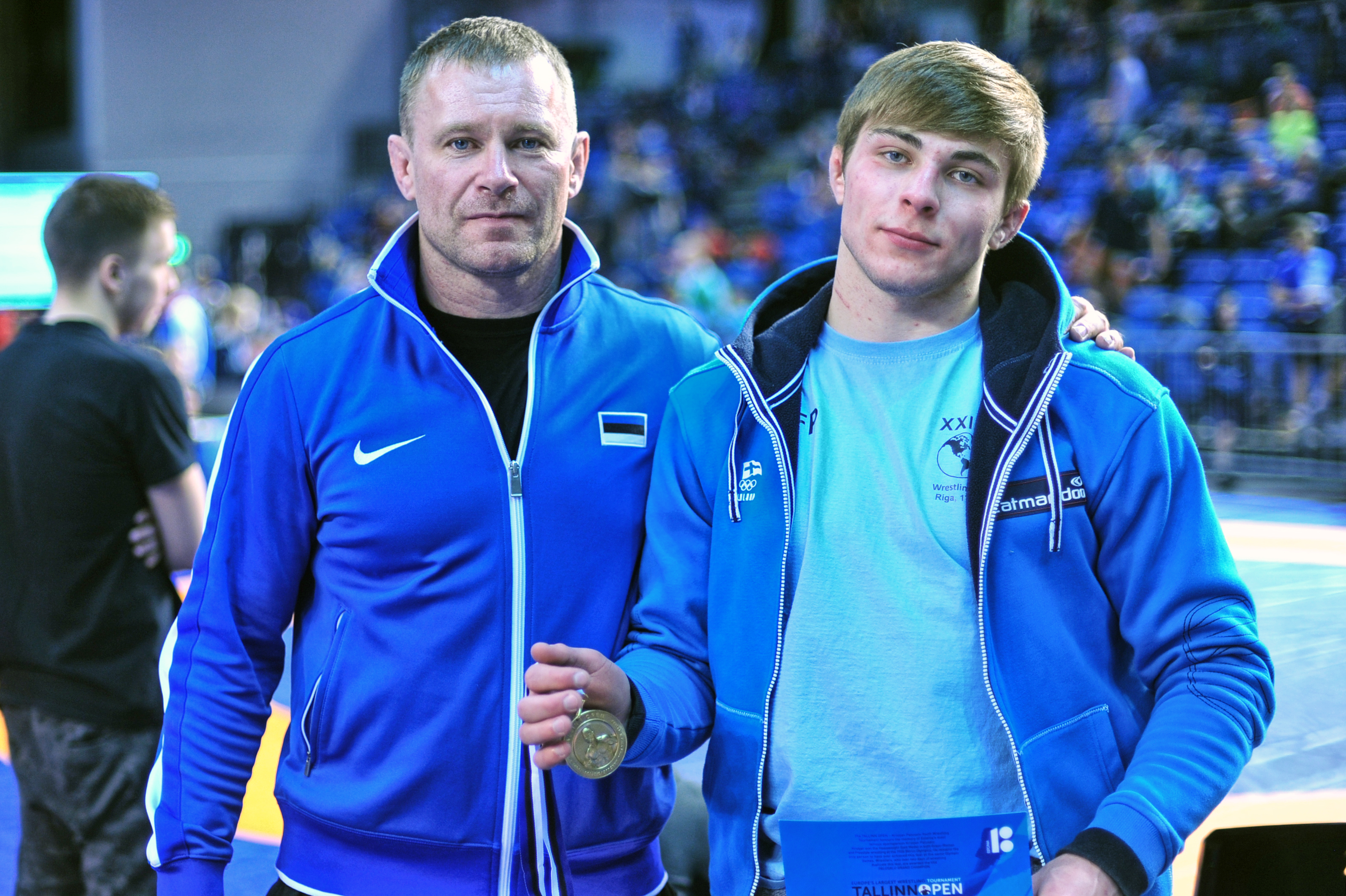 Erik koos treener Aleksei Hapoviga